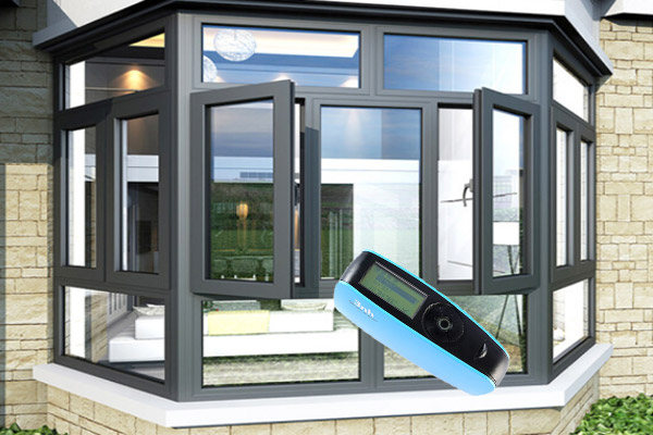 光泽度仪测量铝合金门窗的光泽度